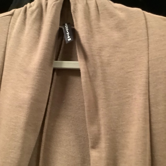 Rags and Couture Taupe Long SleeveCardigan - Picture 2 of 3